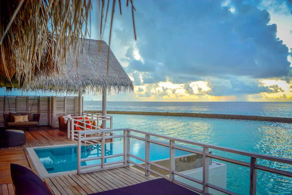 Overwater Suite with Private Pool at NH Maldives Kuda Rah Resort, view 3